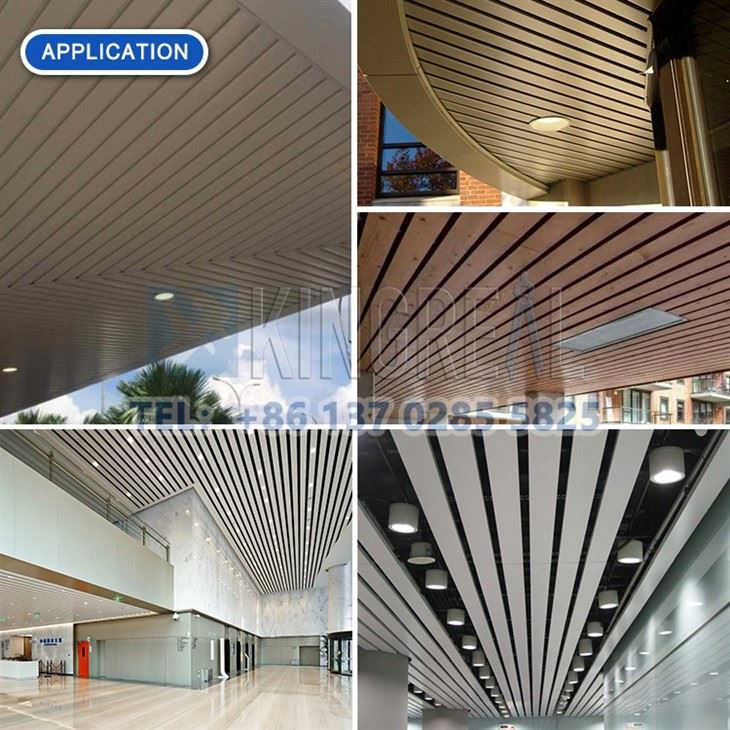 2-300mm metal linear ceiling making machine